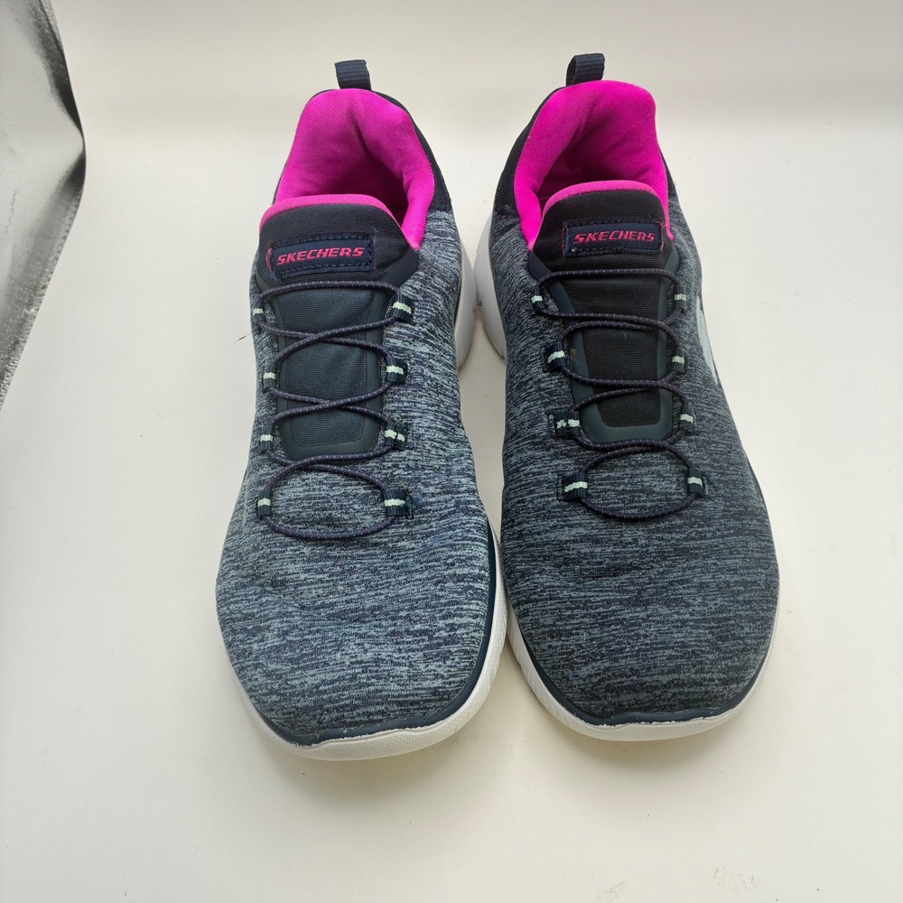Skechers Flex Appeal 3.0 Insiders Navy Pink Sneakers 12983 Womens 9.5